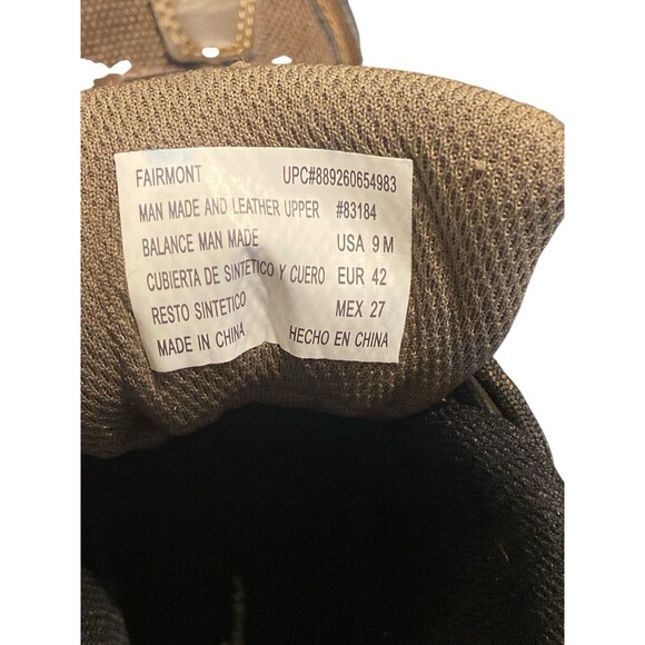 Eddie Bauer Mens Fairmont Brown Boots Leather‎ Lace Size 9 - Picture 5 of 11